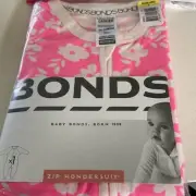 Bonds Zip Wondersuit Zippy Pink Size 2 BNWT