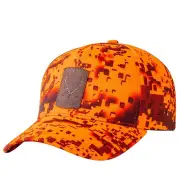 Hunters Element Red Stag Five Panel Snapback Cap Curved - Fire #9420030055480