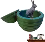 Printing Egg | Rabbit Executive Desk Toy - Print Rabbit with Egg Bunny Egg Animals Inside Creative Ornaments for Desk Decoration