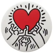 Popsockets Grip Stand Keith Haring Holding A Heart Popsocket