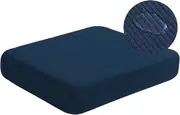 Water Repellent Sofa Couch Cushion Covers Sofa Seat Slipcover Suitable for 1/2/3 Setaer Furniture Protector, Non Slip Small Checks, Navy