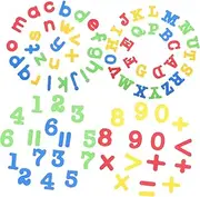 HONMEET 1 Set Fridge Alphabet Stickers for Learning Includes Uppercase Letters Lowercase Letters Numbers Symbols for Educational Play and Cognitive Development