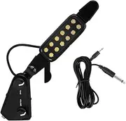 Kisangel Acoustic Guitar Pickup with Volume Control Magnetic Transducer for Folk Guitars Cable Enhance Sound Performance Easy Installation