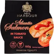 Queen Harbour Atlantic Salmon in Tomato Sauce, 160g