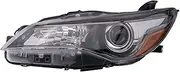 TRQ Left Headlight Compatible with 15-17 Toyota