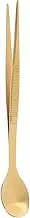 JUMPLAWN Multi Functional Kitchen Utensil Stainless Steel Portable Tasting Spoon and Tweezers for Salad Serving Robust Grilling Tongs and Tool Sleek Design for Home