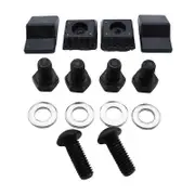4Pcs Car Rear Trunk Stop Buffers A1247580044 for - W124 A124 C124 S124 1247580144 Black