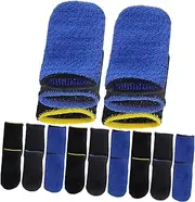 KALLORY 30Pairs Sweat Gaming Finger Covers Breathable Touch Screen Finger Sleeves for Mobile Gaming Comfortable Finger Protectors for Gamers