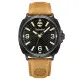 【Timberland】天柏嵐 BAILARD系列 野營征服手錶-黑x咖啡/43mm 畢業禮物(TDWGB2201702)