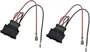 SUIOPPYUW 1 Pair Car Speaker Extension Cable Music Audio Extender Wire Radio Cord Automobile Repairing Maintenance Accessory