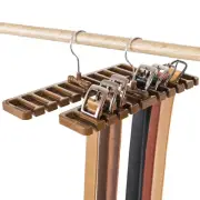 ® Pack of 2 Tie Belt Organizer Storage Rack, Multifuction Rotating Ties Scarf...