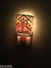 NOAH'S ARK CERAMIC NIGHT LIGHT- GREAT ADDITION TO ANY BABY NURSERY - FREE SHIP