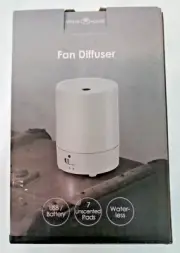 Serene House Essential Oil Fan Diffuser USB and Battery Powered Waterless