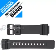 Genuine Casio Black Rubber Watch Band Resin Strap f/ Tough Solar AD-S800WH