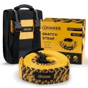 Heavy Duty Tow Strap with Bag Recovery Kit Tree Saver Winch 3" x 20ft yellow