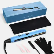 2in1 Hair Straighteners Ceramic Plates Straightener Curler Salon Hair Styler