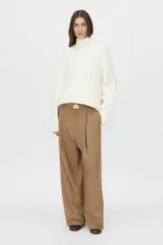 Balsam Wool Pant in Camel - CAMILLA AND MARC® C&M