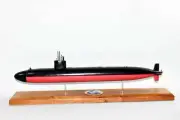 USS Los Angeles (SSN-688) Submarine Model,Navy,Scale Model,Mahogany,20 inch,LA