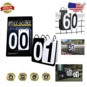 EZ-FLIP Tennis Score Keeper - No Batteries, Quick Setup, Perfect for Players