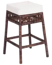 JONATHAN Y Bali 25.5in Bohemian Basics Rattan Backless Counter Stool