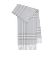 checked cashmere scarf One size Mist