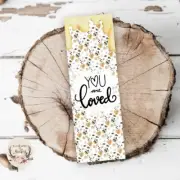 Inspirational bee bookmark for books