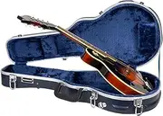 Crossrock ABS Molded Case for F-Style Mandolin with Removable Shoulder Straps-Blue (CRA862MFBL)