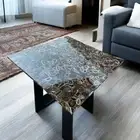 30"Square Brown Agate Stone Hallway Modern Art Furniture Luxury Coffee Table Top