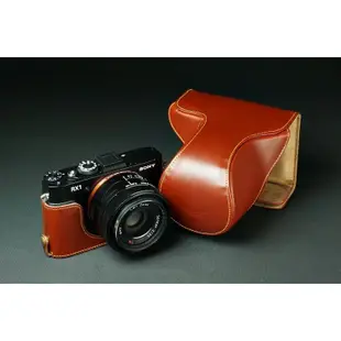 臺灣TP原創 真皮SONY索尼RX1R相機包適用於RX1R一代皮套底座手柄