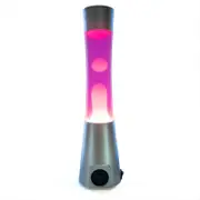 Silver/Pink/White Motion Lamp Bluetooth Speaker