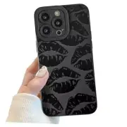 Compatible for iPhone 11 Pro Case, Black Cute Lips For iPhone 11 Pro Black Lip