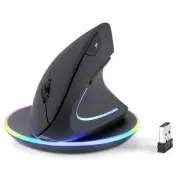PERIMICE-713RX Wireless Rechargeable Vertical Mouse - Duo Wired and Wireless ...