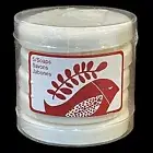 CRATE & BARREL Song Bird Snow Bird Round Bar Soap 5 Bars In Package New Sealed