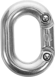 SHINEOFI Stainless Steel Heavy Duty Chain Link Connector Quick Connect Chain Coupler Fastening Clip High Strength Quick Releasing Link for Easy Releasing
