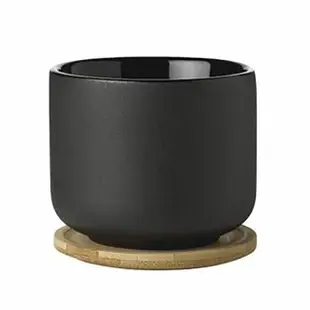 【Stelton】Theo石陶茶杯附竹杯墊