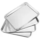 Baking Sheets Set of 5, Stainless Steel Baking Pan Tray Cookie Sheet, Size 10...