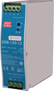 Meanwell 120W 48VDC 2.5A DIN Rail Switchmode Power Supply