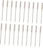 AUTSUPPL Sewing Machine Needle Kit 100pcs Assorted Sizes Flat Point Needles for Home Industrial Sewing Machines