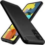 Samsung Galaxy A51 Case 4G Full Body Hard PC Shockproof Protective Cover Black