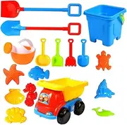 Portable Boys and Girls Beach Play Set Piece Toy Set Digger Tools Safe Mild Plastic for Endless Fun Random Style