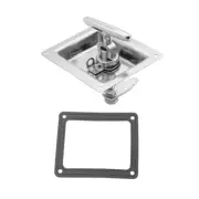 For RV Stainless Steel Panel Lock T-Shaped Folding Handle Door Lock Square5622