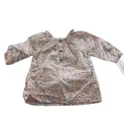 Carter's Girls Pink & Blue Floral Peasant Blouse - Size 3 Months