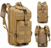 Sturdy Backpack 30L Military Tactical Army Rucksack Camping Hiking Trekking Bag