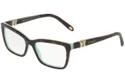 TIFFANY & CO . eyeglasses - TF2137 8134 - Havana / Tiffany Blue - Womens - 52 mm
