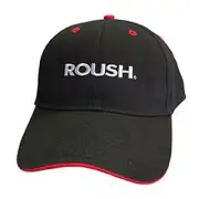 Hat - Roush Logo Black/Red Cap * Must Have for Stage 3, P-51 Owners FREE SHIP!