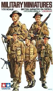 Tamiya 1/35 35223 WWII British Infantry On Patrol (Military Miniatures)