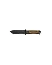 Gerber Strongarm Fixed Blade Serrated Survival Knife - Coyote | Durable and Reli