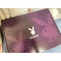 在飛比找蝦皮購物優惠-PLAYBOY 全新 藍格紋 輕薄毛毯150×180公分