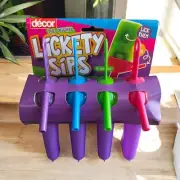 Lickety Sips Ice Block Moulds By Decor Australia NOS VTG Multicoloured Free Post