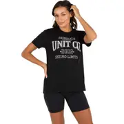 Unit - Womens Varsity T-Shirt (Black)